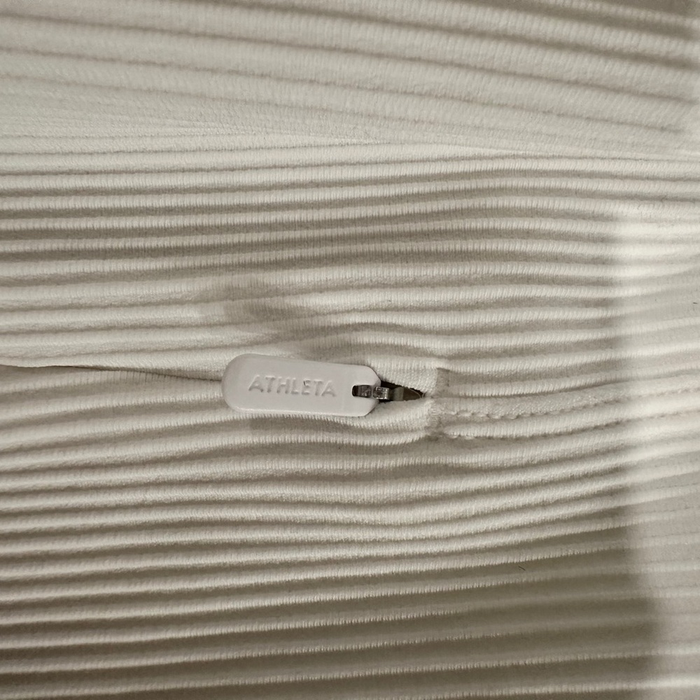 ATHLETA Ribbed White Jacket - Picture 5 of 8